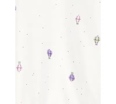 Carter's Baby Girls Cotton Balloons-print Little Cardigan, Bodysuit & Pants, 3 Piece Set