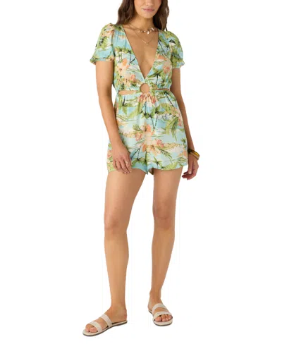 O'neill Juniors' Morena Deep V-neck Romper In Multi