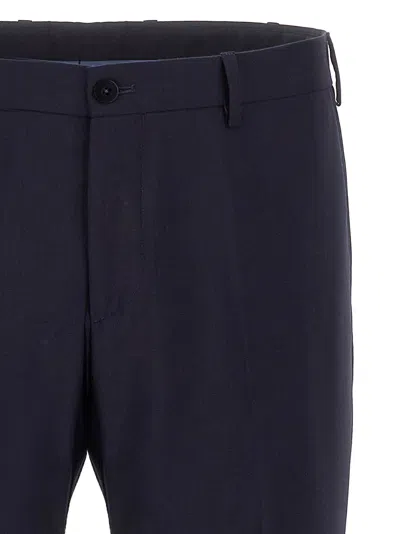Pal Zileri Wool Trousers With Back Pockets And Belt Loops