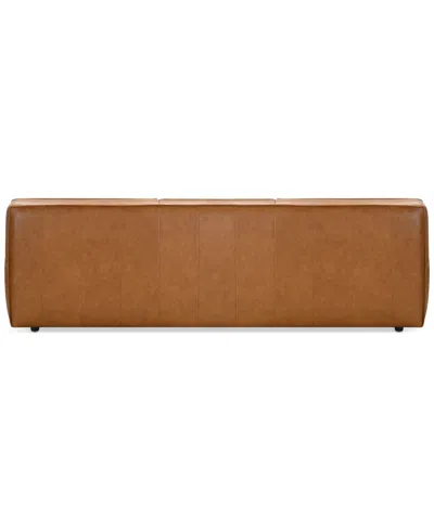 Macy's Glympton 110" Leather Sofa, Exclusively At