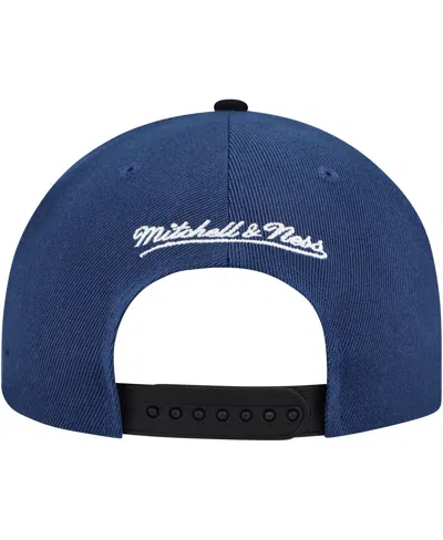 Mitchell & Ness Men's Blue/black Toronto Maple Leaf's Underarch Two-tone Pro Crown Snapback Hat
