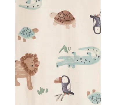 Carter's Baby Boys Round Neck Long Sleeve Rib 2-pc. Jumpsuit