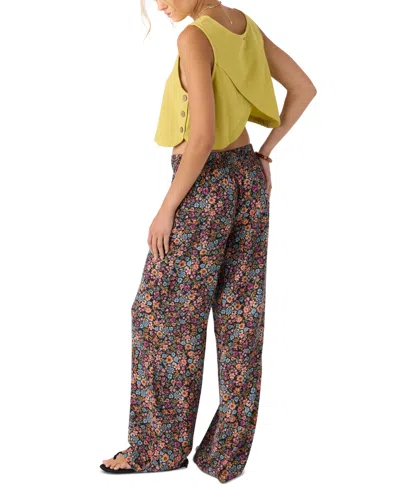O'neill Juniors' Jonie Floral Ditsy-print Pants In Multi