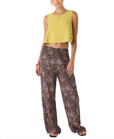 O'neill Juniors' Jonie Floral Ditsy-print Pants In Multi