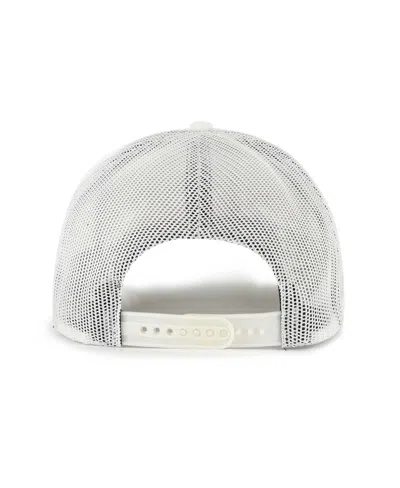 47 Brand Men's And Women'sâ Cream Clemson Tigers Foundation Script Adjustable Trucker Hat