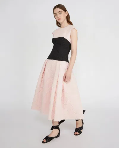 Rochas Corset Effect Midi Dress