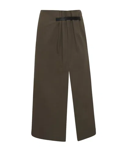 Jw Anderson Strap Detail Slit Skirt