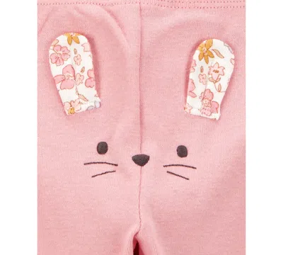 Carter's Baby Girls 3-pc. Cotton Floral Mouse Little Character Set