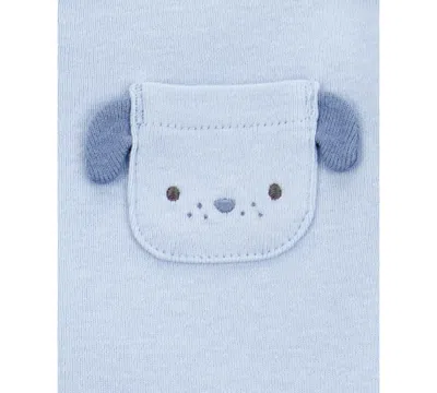 Carter's Baby Boys Round Neck Short Sleeve Rib 5-pc. Bodysuit