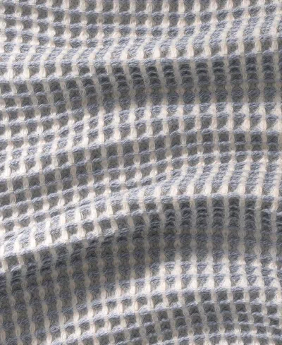 Dkny Pure Yarn Dyed Waffle Cotton Bath And Hand Towel 4-piece Set In Gray