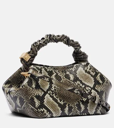 Ganni Bou Bag Small Woman Python Print
