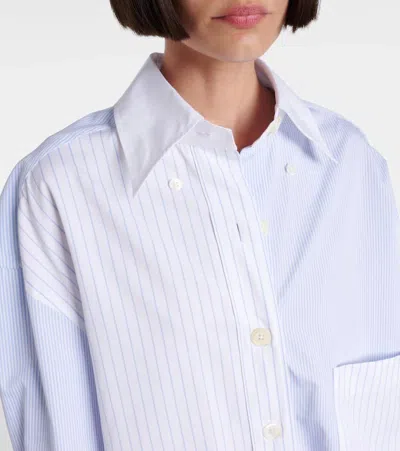Thom Browne Fun Mix Micro Striped Poplin Oversized Shirt