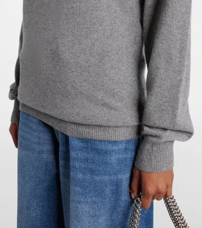 Stella Mccartney Polopullover Aus Kaschmir Und Wolle In Gray