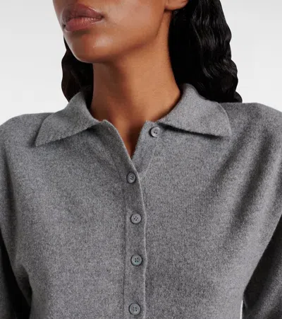 Stella Mccartney Polopullover Aus Kaschmir Und Wolle In Gray
