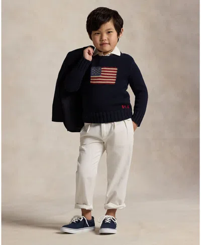 Polo Ralph Lauren Flag Cn Swtr Tops Sweater