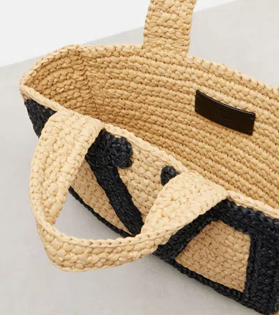 Valentino Garavani Viva Superstar Crochet Small Tote Bag In Neutral