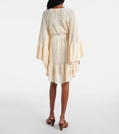 Zimmermann Coco Pointella Lace Dress Cream