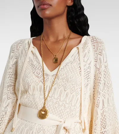 Zimmermann Coco Pointella Lace Dress Cream