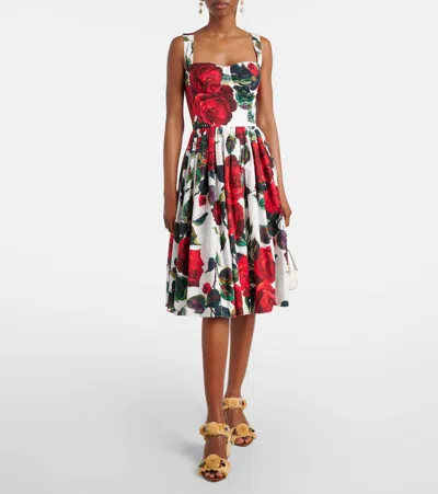 Dolce & Gabbana Raffia Pom Pom Gem Block-heel Sandals In Brown