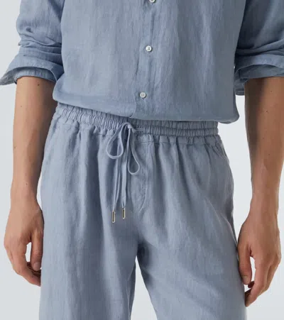 Thom Sweeney Linen Straight Pants