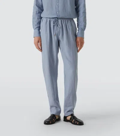 Thom Sweeney Linen Straight Pants