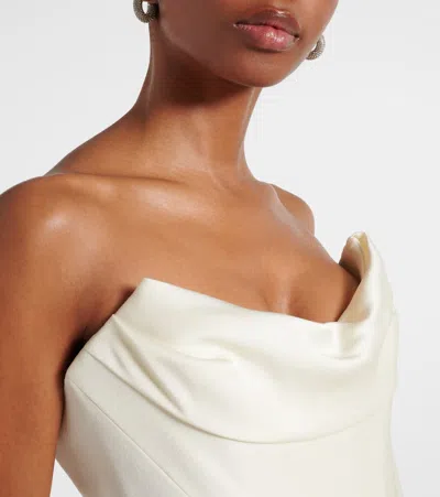 Vivienne Westwood Bridal Galaxy Crepe Satin Corset Gown In White