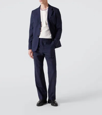 Thom Browne Off-white Cotton Waffle Rib Cuff T-shirt