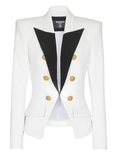 Balmain 6-button Two-tone Jacket