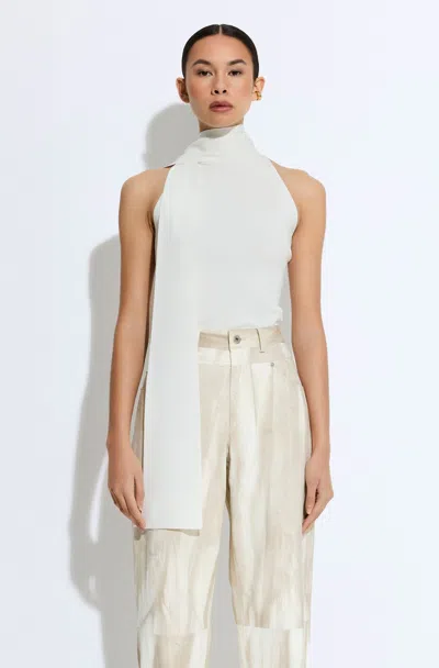 Lapointe Matte Viscose Halterneck Top
