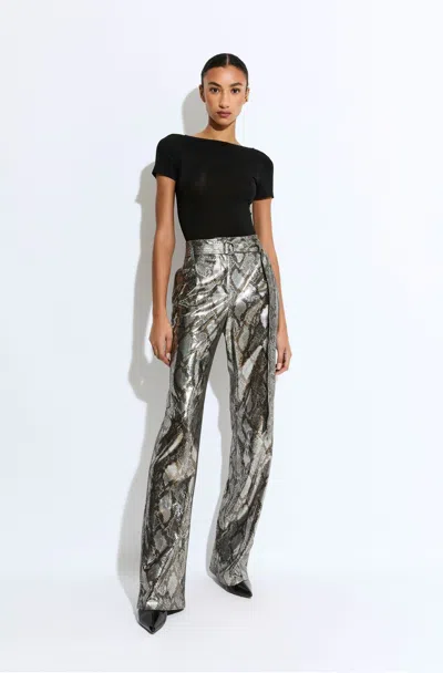 Lapointe Metal Snake Belted Pant