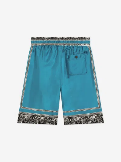 Dolce & Gabbana Boys Silk Bandana Print Shorts