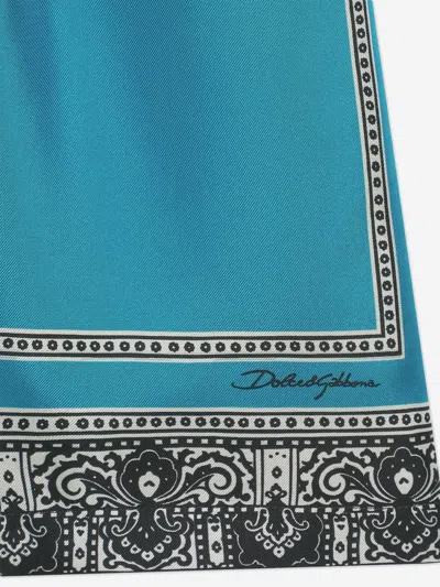 Dolce & Gabbana Boys Silk Bandana Print Shorts
