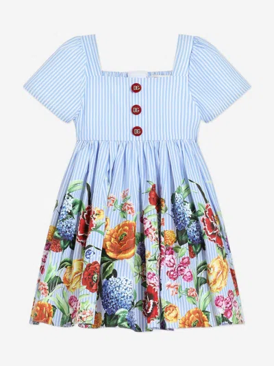 Dolce & Gabbana Floral Print Dress And Bloomers Set