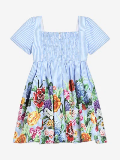 Dolce & Gabbana Floral Print Dress And Bloomers Set