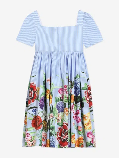 Dolce & Gabbana Girls Floral Print Dress