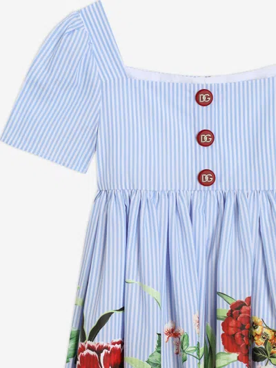 Dolce & Gabbana Girls Floral Print Dress