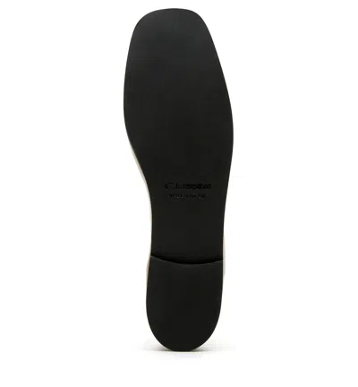 La Canadienne Grey Leather Mary Jane Ballerina Flats In Pattern