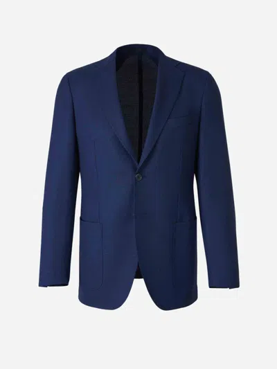 Scabal® Scabal Straight Wool Blazer