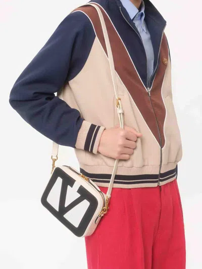 Valentino Garavani Zip-up Sweatshirt With Vlogo Patch