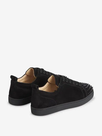 Christian Louboutin Men Louis Junior Spikes Borchie Punta Sneaker In Animal Print