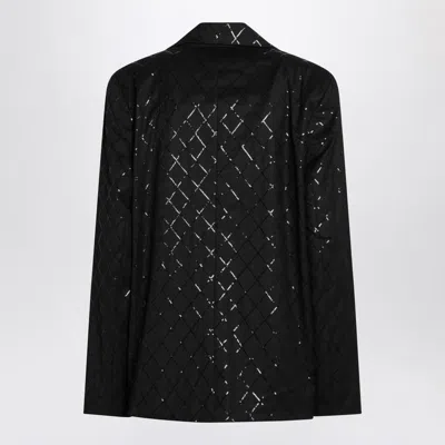 Rotate Birger Christensen Blazer Oversize Con Paillettes