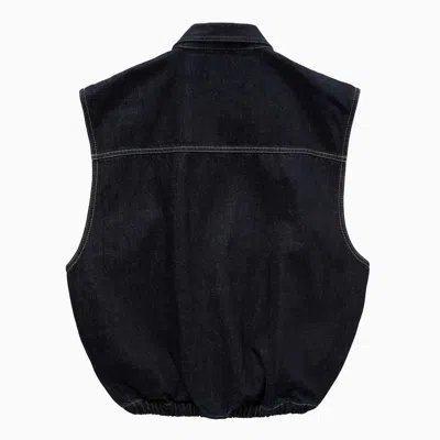 1989 Studio Denim Vest Dark Blue