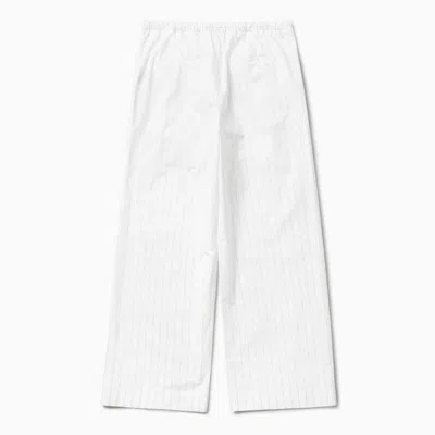 1989 Studio White Striped Boxy Pants