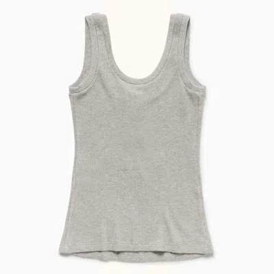 1989 Studio Light Grey Waffle Tank Top