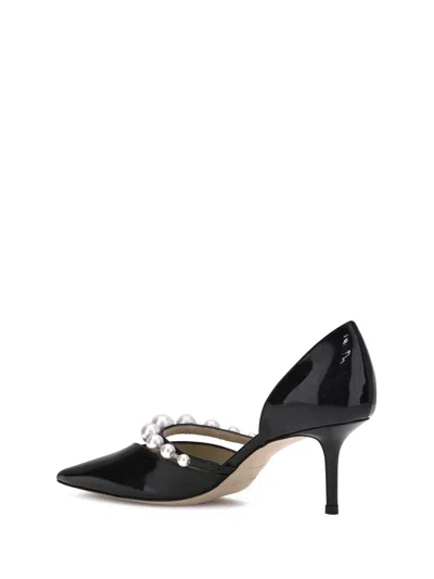 Jimmy Choo Aurelie 65 Patent Leather Pumps With Applied Pearls