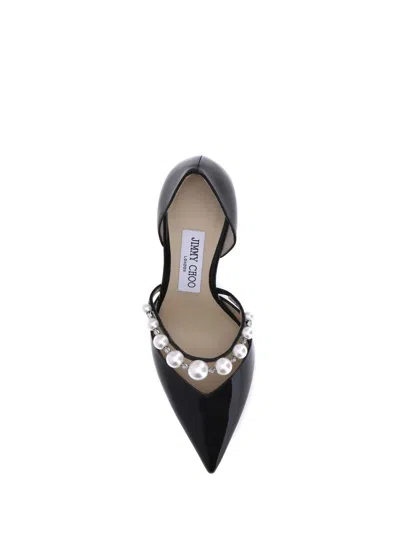 Jimmy Choo Aurelie 65 Patent Leather Pumps With Applied Pearls