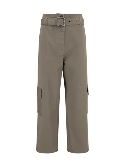 Pinko Stretch Cotton Gabardine Cargo Pants