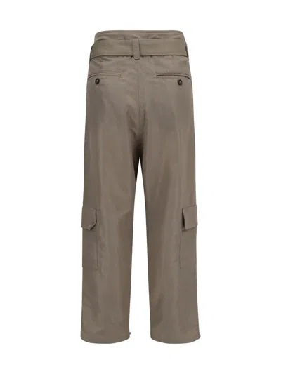 Pinko Stretch Cotton Gabardine Cargo Pants