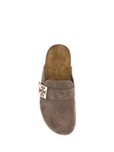 Tory Burch Mellow Logo Shearling Flat Mules