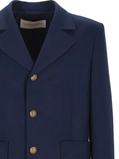 Valentino Slim Fit Wool Gabardine Jacket